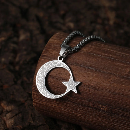 Turkish Moon and Star Stainless Steel